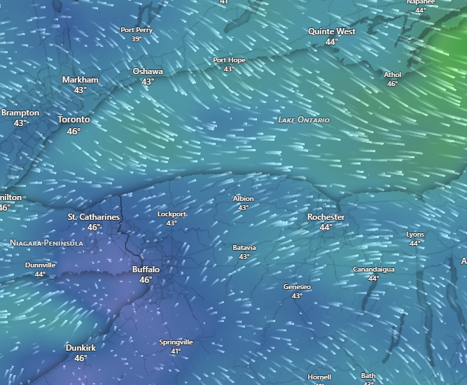 Conditions looking good for coastal aggregation after midnight tonight (May 10-11)
